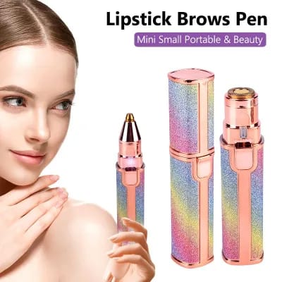 2 In 1 Hair Remover Chargeable , Multi Attractive Color With USB Charging Cable And Cleaning Brush