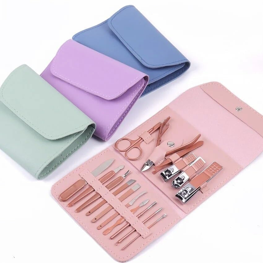 Manicure & Pedicure Kit – Premium Stainless Steel Nail Care Set for Hand, Foot & Facial Grooming