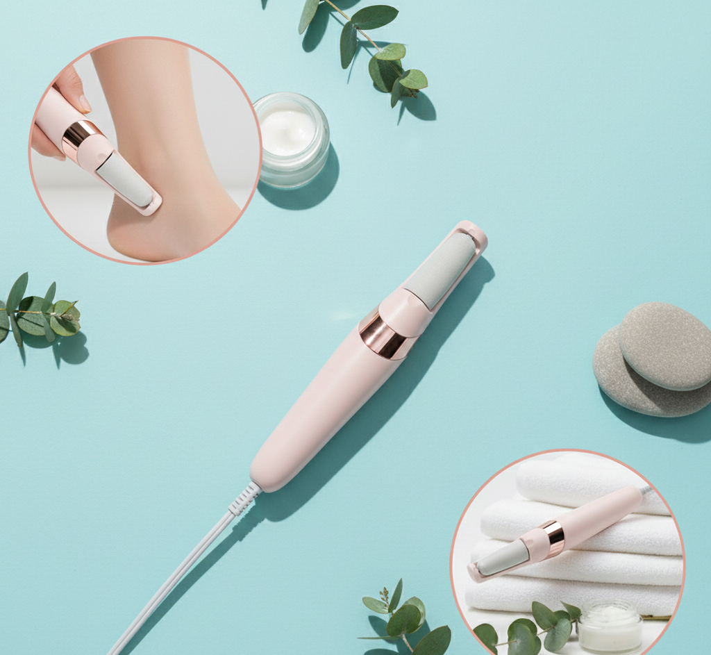 Rechargeable Electric Pedi Foot Filer – Powerful Callus Remover for Cracked Heels & Dead Skin