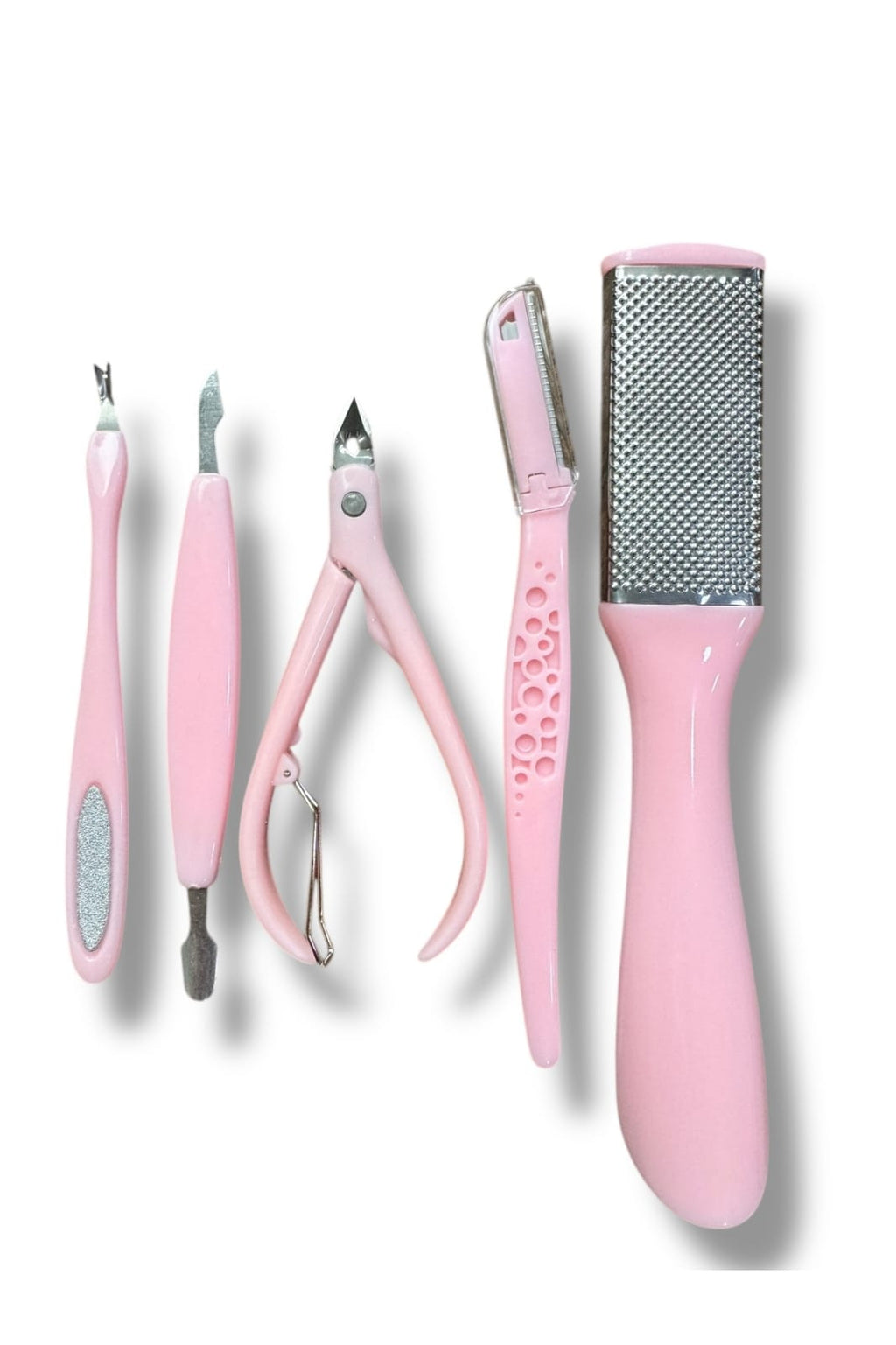 Mani Pedi Kit 5 Pcs Abs Plastic Professional Manicure Pedicure Set